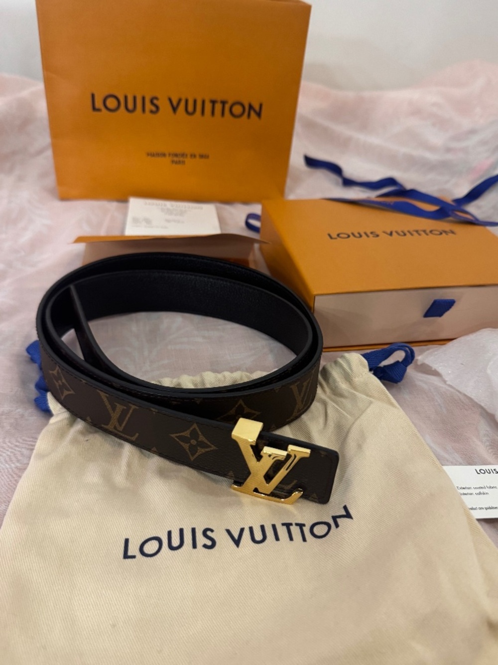 Louis Vuitton Reversible Belt Women’s BRAND NEW - Picture 1 of 13